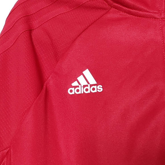 Adidas NWT red Climalite full zip track jacket - Picture 4 of 8